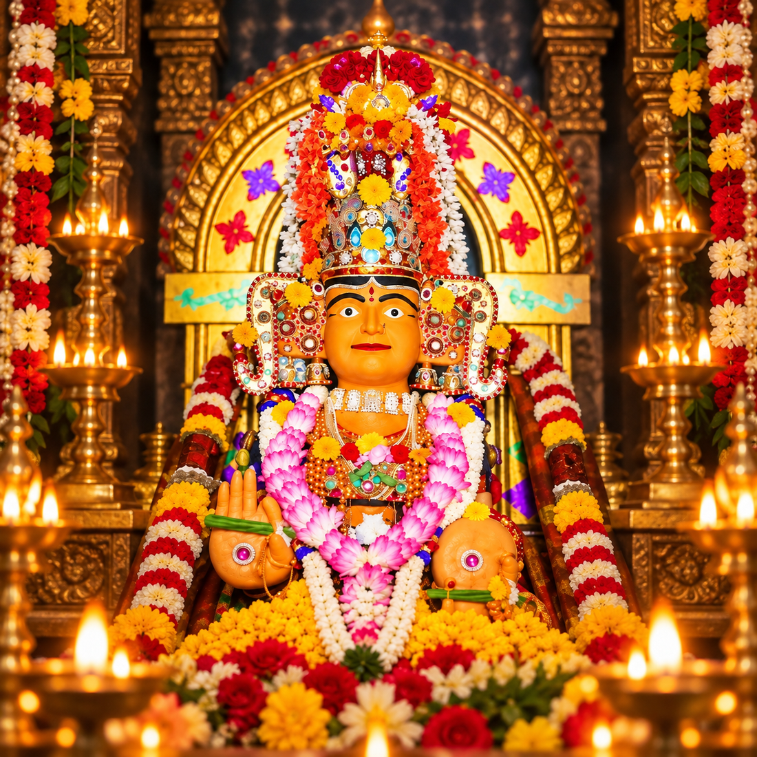 ಬಾವಿಗೆ ವಿಸರ್ಜಿಸುವಾಗ ದೇವಿಯ ಕಣ್ಣಲ್ಲಿ ನೀರು ಬರುತ್ತದೆ ಎನ್ನುವ ನಂಬಿಕೆ! ಮಾಡಾಳು ಗೌರಮ್ಮ ದೇವಸ್ಥಾನದ ಸಂಪೂರ್ಣ ಮಾಹಿತಿ 🙏🌺