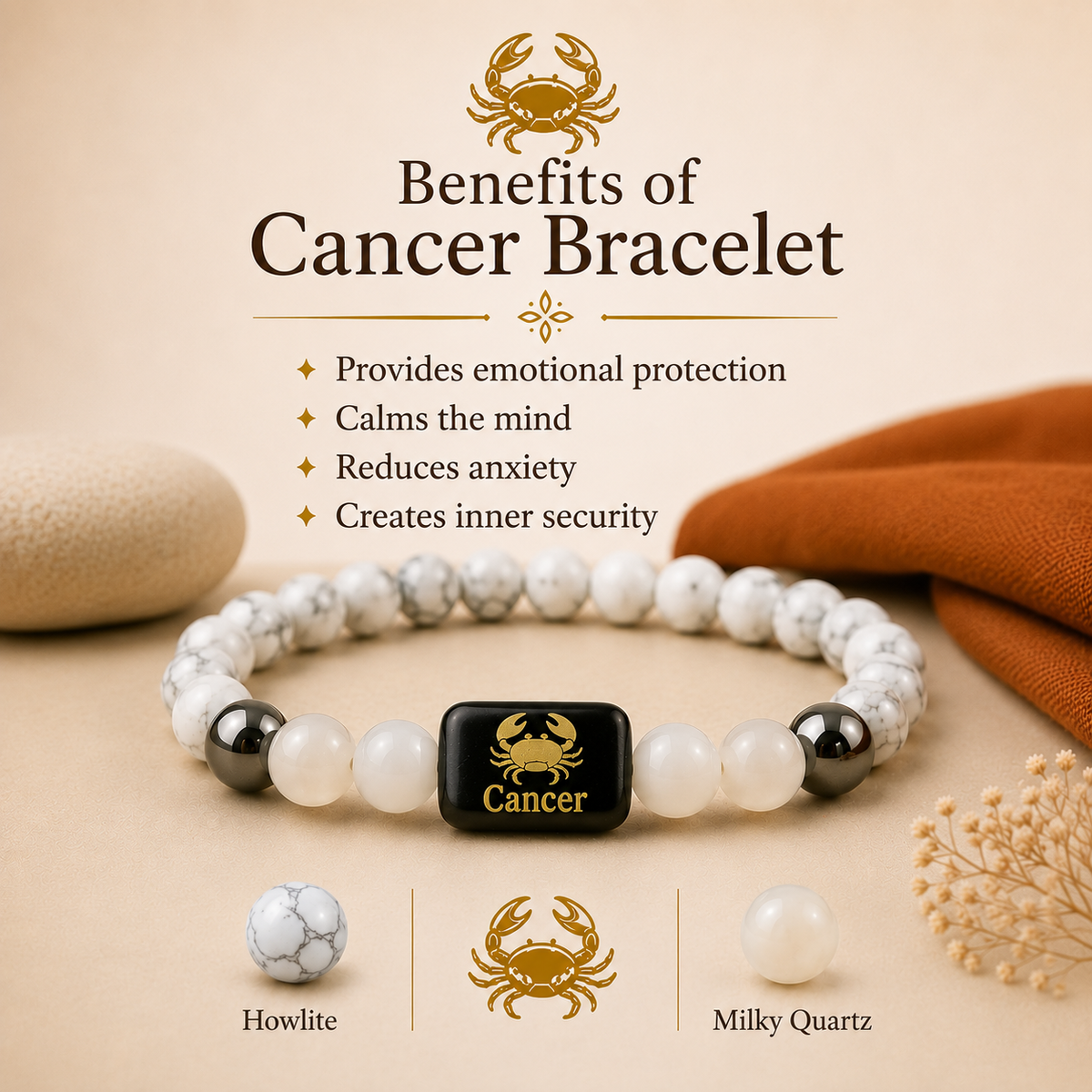 Cancer Zodiac Bracelet
