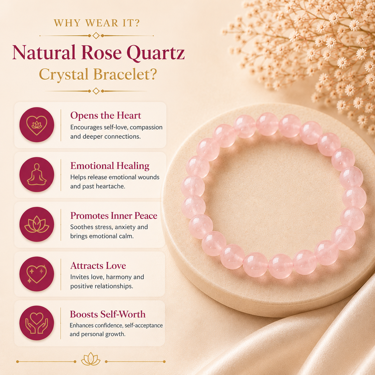 Rose Quartz Bracelet