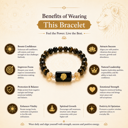 Leo Zodiac Bracelet