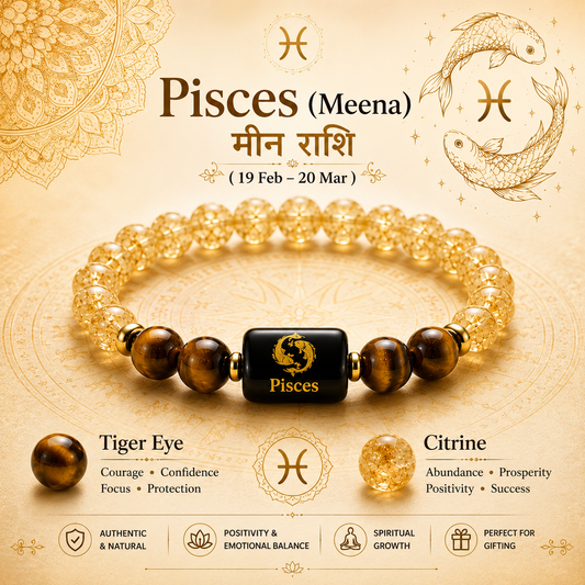 Pisces Zodiac Bracelet