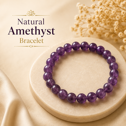 Amethyst Crystal Bracelet