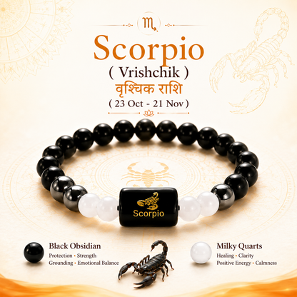 Scorpio Zodiac Bracelet