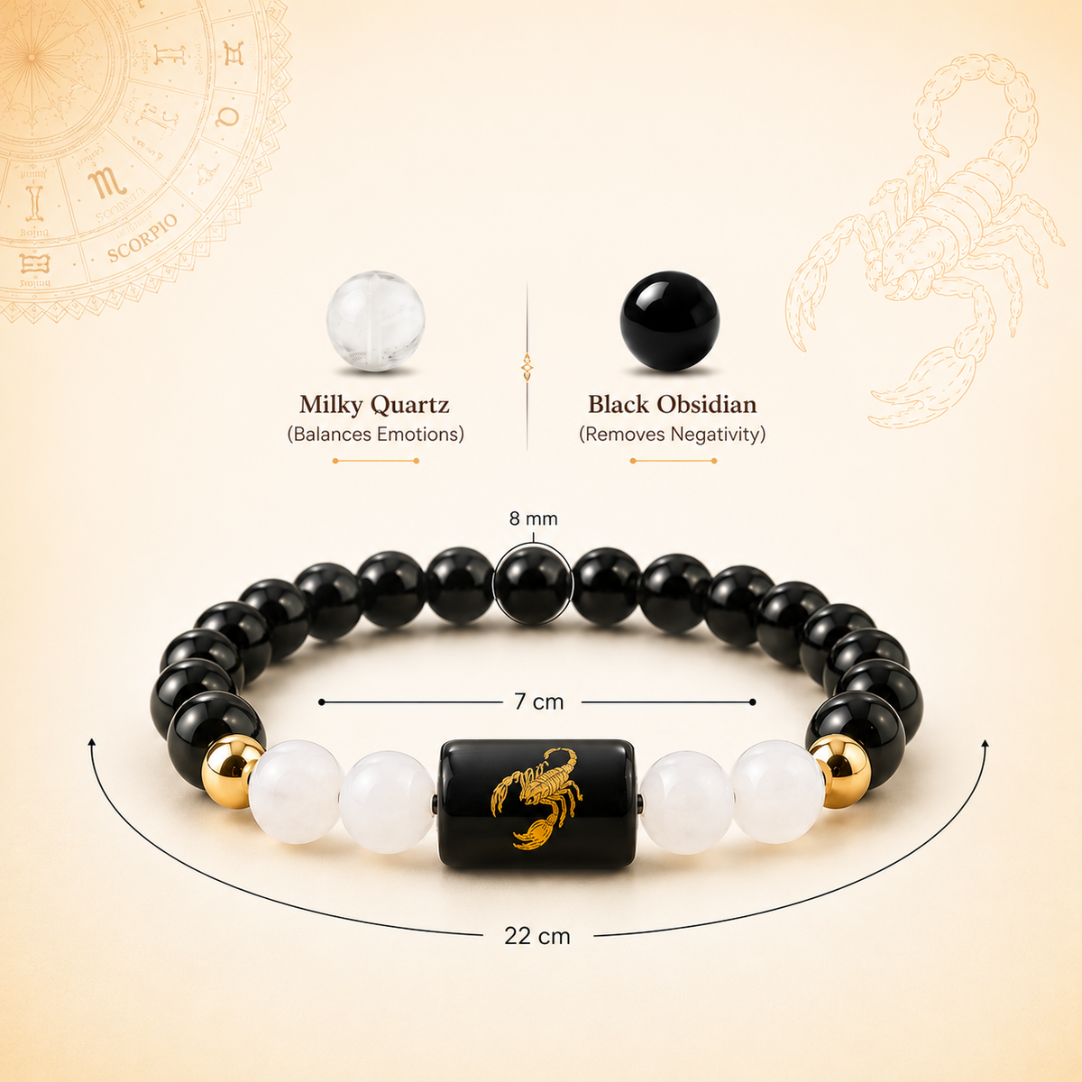 Scorpio Zodiac Bracelet