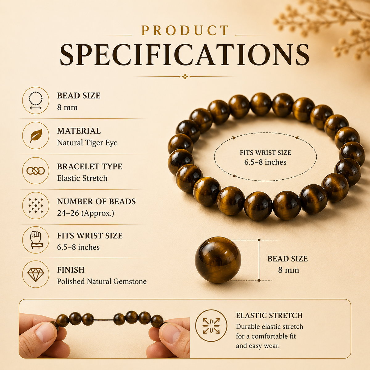 Tiger Eye Bracelet